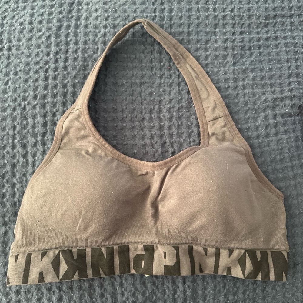 PINK Victoria's Secret Halter Sports Bra